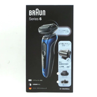 Braun 61-B4200CS-V [แท่นชาร์จ 3 ใบมีด 6 ใบ ล้างทําความสะอาดได้ สําหรับผู้ชาย