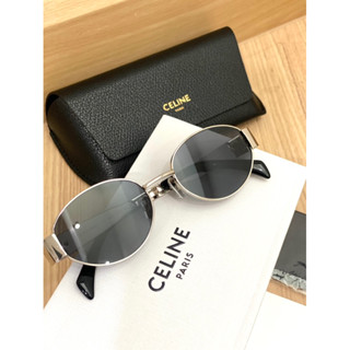 Link New Celine triomphe metal 01 silver