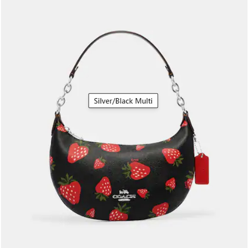 แท้💯% พร้อมส่ง💕Payton Hobo With Wild Strawberry Print