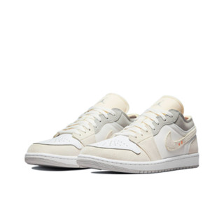 Nike Jordan Air Jordan 1 low secraft white and phantom DN1635-100 ของแท้ 100% Sneakers