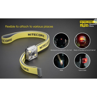 ไฟฉายคาดหัวเอนกประสงค์ Nitecore NU05 เครื่อง ศูนย์ ประกัน 6 เดือน