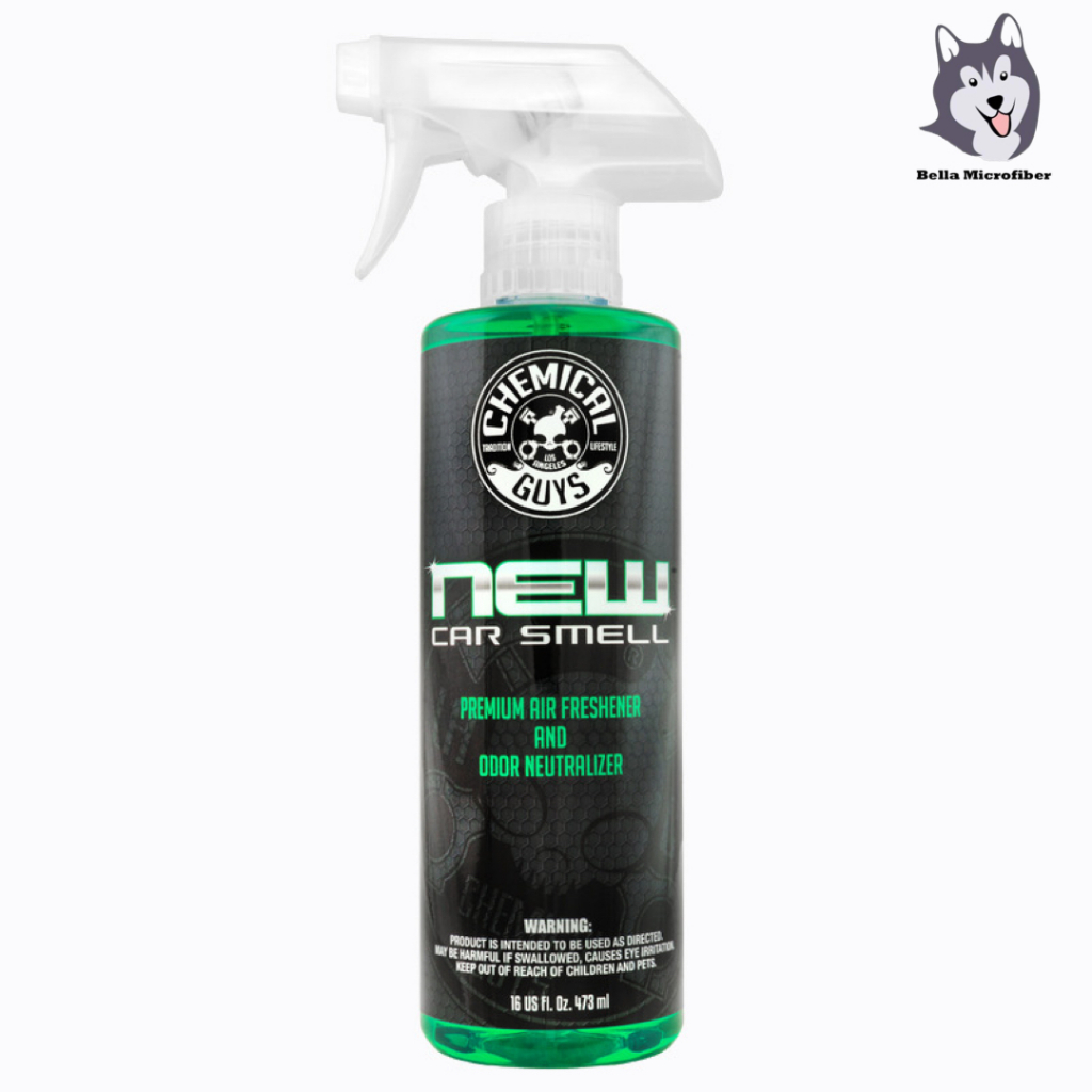 Chemical Guys New Car Smell Premium Air Freshener & Odor Eliminator (16 oz) น้ำหอมปรับอากาศขวดจริง