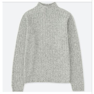 TU8 UNIQLOWOMEN RIBBED MOCK NECK JUMPER