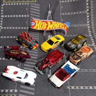 (8)รถ HotWheels ของแท้  โมเดลรถ ขนาดเล็ก ของเล่นสะสม รถของเล่น 1:64 นอกแพ็คเกจ สภาพดี