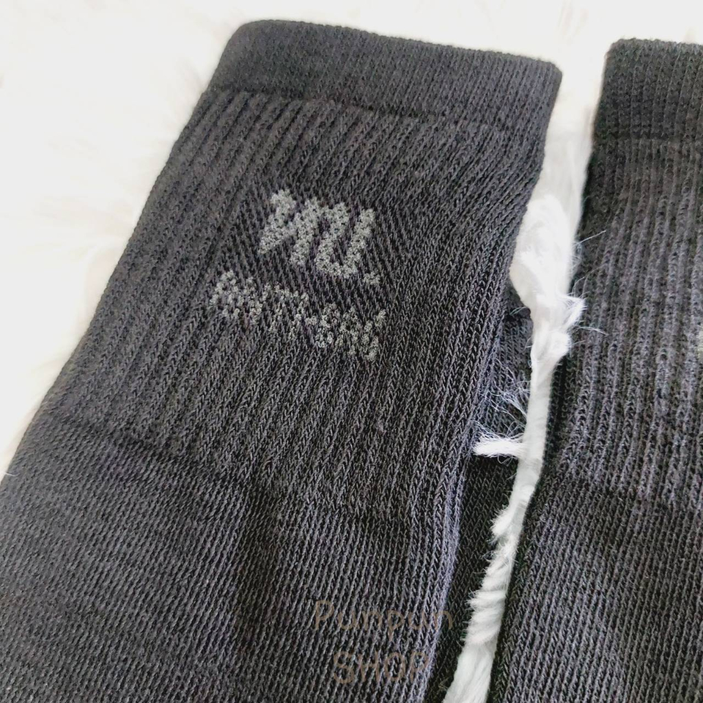 ถุงเท้าทหาร ทบ. คู่​ สีดำ เสริม​พื้นหนา นุ่ม​ พร้อมส่ง