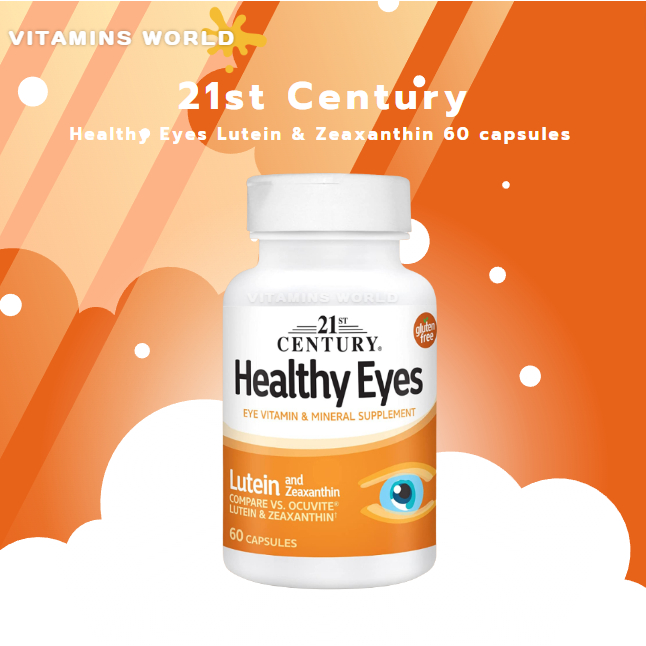 21st Century, Healthy Eyes Lutein &amp; Zeaxanthin 60 capsules (V.323)