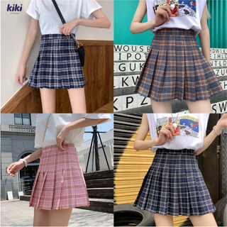 Kiki Skirt กระโปรงเทนนิสเอวสูง ทรงเอ สไตล์เกาหลี มีซับใน มี3สี