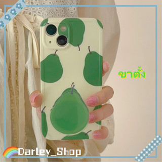 🔥สไตล์ใหม่🔥เคสไอโฟน iphone 11 14 Pro Max เรียบง่าย ลูกแพร์สีเขียว ปกป้องเต็มที่ เคส iphone 12 13 Pro Case for iPhone