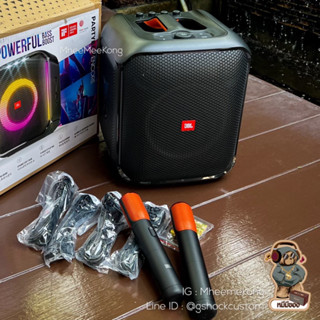 ลำโพงJBL Speaker Party Box Encore 2 Microphone Black True Wireless Stereo 100Watt.