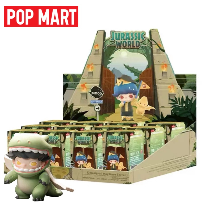 **พร้อมส่ง** Pop MART DIMOO Jurassic World Series กล่องสุ่ม ยกเซต