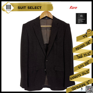 สูท Suit Select 4S สีน้ำตาลลายสก็อต ไซส์ Y5