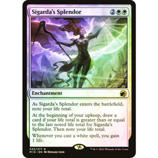 [MTG] Sigardas Splendor [AFR] [WHITE] [RARE] [FOIL] [ENG] (การ์ดเมจิค / Magic the Gathering)