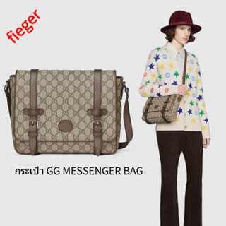 กระเป๋าผู้ชาย Gucci คลาสสิกใหม่ กระเป๋า GG MESSENGER BAG