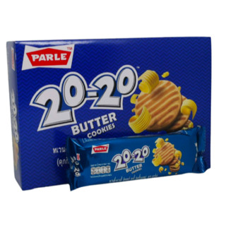 [1 กล่อง] Parle 20-20 พาร์เล่ ทเวนตี้-ทเวนตี้ คุกกี้ผสมมะม่วงหิมพานต์ 1 กล่อง (12 ซอง / 72 ชิ้น)