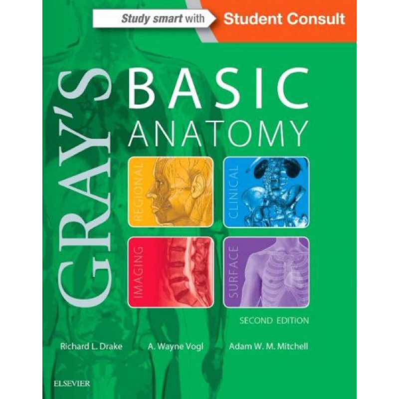 [หนังสือ] Gray's Basic Anatomy แพทยศาสตร์ กายวิภาคศาสตร์ grey’s atlas of human medicine medical engl