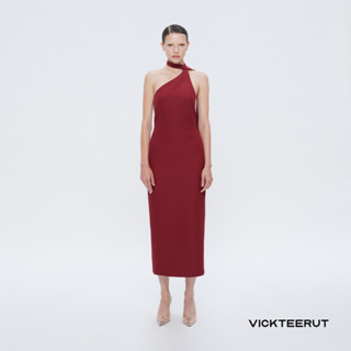 VICKTEERUT Re-Edition One Shoulder Sheath Dress เดรสเข้ารูป ไหล่เดียว