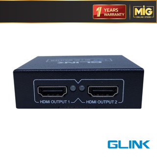 GLINK HDMI SPLITTER 1:2 Port (แยกสัญญาณ1ออก2) รุ่น GLSP-012 (4K , FullHD 1080p)