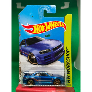 Hot Wheels Nissan GTR R34 แพ็คไม่สวย ตามภาพ