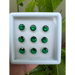 Green Emerald  5.00 mm Round shape 10 pieces