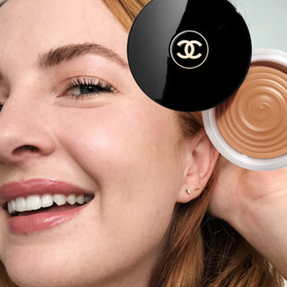 แบ่งขายบรอนเซอร์ใหม่ล่าสุด CHANEL LES BEIGES BRONZING CREAM #390 SOLEIL TAN BRONZE