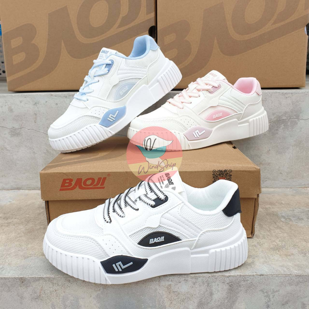 BAOJI BRW 503 รองเท้าผ้าใบเบาจิ เบาจิ รองเท้ากีฬา ใส่วิ่ง ใส่ออกกำลัง