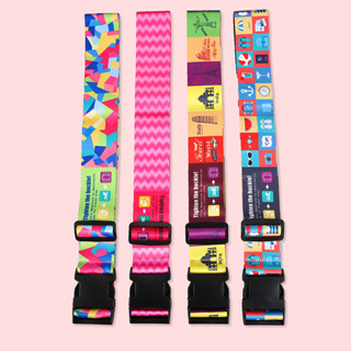 สายรัดกระเป๋าเดินทาง luggage strap colorful