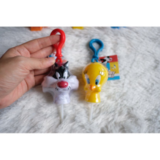 Looney Tunes Keychain With Lollipop อมยิ้มในพวงกุญแจ