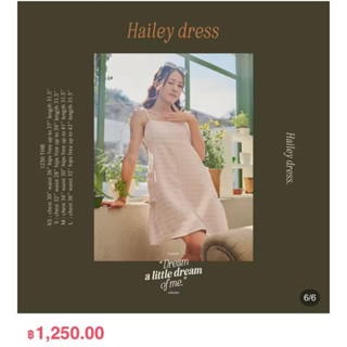 เดรส lookbook hailey dress สีชมพู ไซส์ S used เดรสไปทะเล