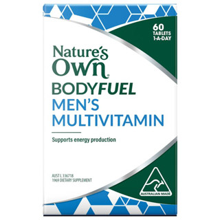 Natures Own Bodyfuel Mens Multivitamin - Multi Vitamin for Energy 60 Tablets