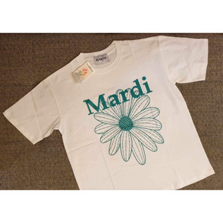 เสื้อยืด ทรง Oversize ลาย Mardi งานป้าย Flower