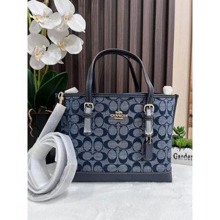 พร้อมส่ง แท้100% New Coach Mollie Tote 25 In Signature JACQUARD