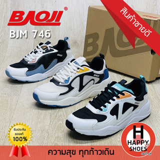 🚚ส่งเร็ว🚛ส่งด่วน🧦🆓แถมฟรี!!!ถุงเท้าข้อสั้น1คู่👟รองเท้าผ้าใบชาย BAOJI รุ่น BJM746 URBAN SOCIETY