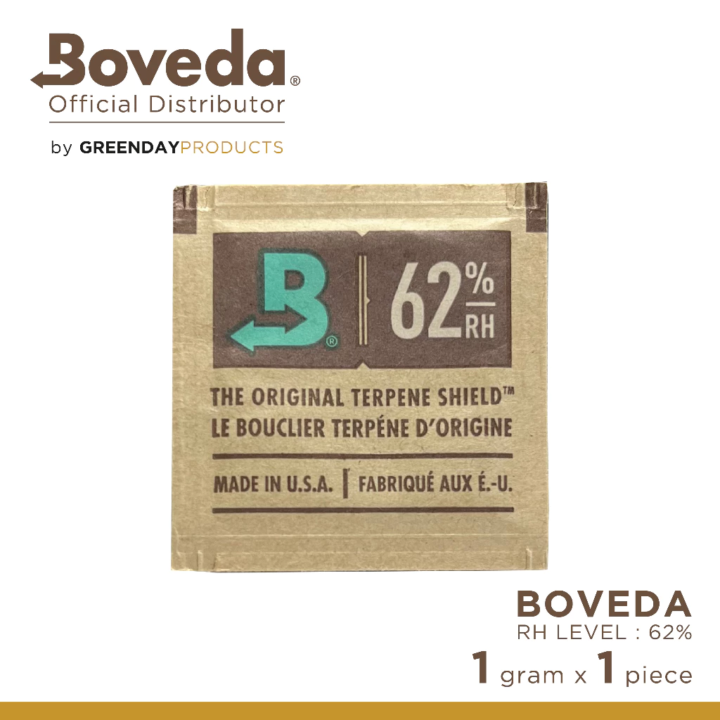 Boveda Offical 62% 1gram RH ซองควบคุมกันชื้นของแท้ 100%