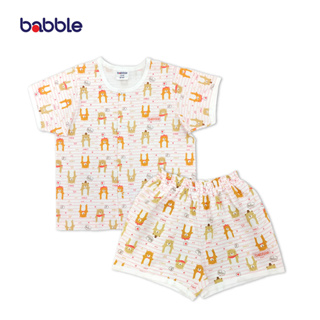 BABBLE ชุดเด็ก ชุดเซตเด็ก แขนสั้นขาสั้น (6 ลายให้เลือก) อายุ 3 เดือน ถึง 2 ปี (BB002) (BSS)