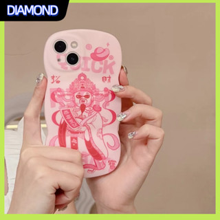 💲คูปองเคลม💲เคสไอโ case for iphone 11 12 เทพเจ้าแห่งความมั่งคั่ง เคส 14 13 12 11 pro max ซิลิโคนเหลวมีความทนทาน