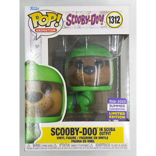 SDCC 2023  Funko Pop Scooby Doo - Scooby Doo [ Scuba Outfit ] #1312 (กล่องมีตำหนินิดหน่อย)