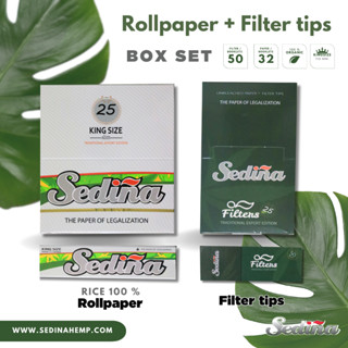 💥 อย่ารอช้า! เซ็ตคู่ กระดาษโรล SEDINA  1 BOX &amp; Filter 1 BOX