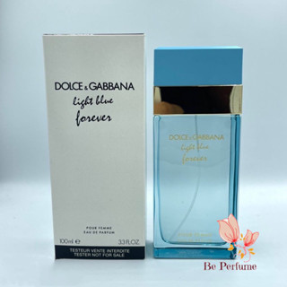 น้ำหอมแท้ DOLCE &amp; GABBANA  LIGHT BLUE FOREVER Pour Femme EDP 100ml  กล่อง Tester