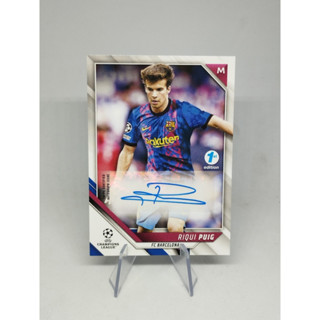 Topps UCL 1st Edition Riqui Puig Orange Foil Auto Autograph 2021-22