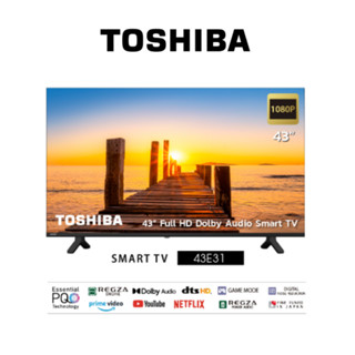 TV Toshiba 43 นิ้ว Full HD WIFI Smart TV รุ่น 43E31KP ประกันศูนย์3ปี