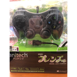 Anitech จอยเกมส์ รุ่น J235-BK สายถักคุณภาพสูง ทนทานทุกการใช้งาน ของแท้ 100%***ส่งด่วนเคอรี่