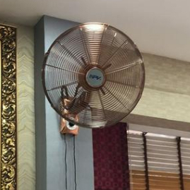 NPVพัดลมวิจเทจวิจเทจ สีทองเเดงติดผนังขนาด16นิ้ว พัดลมโบราณ์
