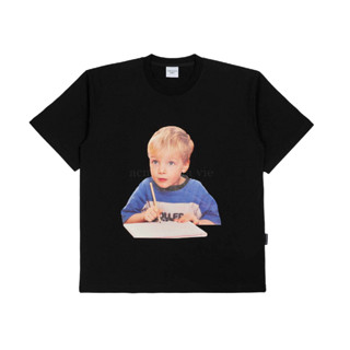 acmé de la vie BABY FACE STUDY BOY Short Sleeve T-Shirt (BLACK)