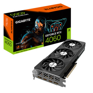 VGA (การ์ดแสดงผล) GIGABYTE GeForce RTX­­ 4060 GAMING OC 8G (GV-N4060GAMING OC-8GD)