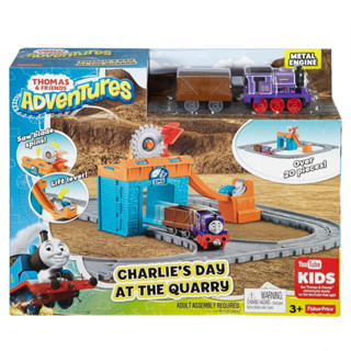 รางรถไฟ โทมัส ชุด CHARLIEDAY AT THE QUARRY ลิขสิทธิ์แท้ THOMAS &amp; FRIENDS TRACK MASTER