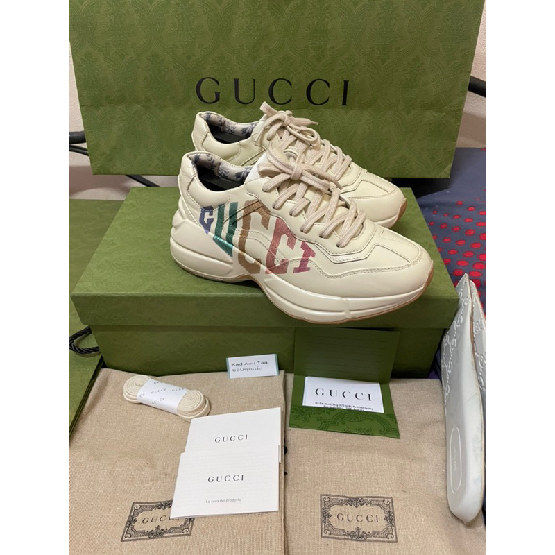 women’s Rhyton Glitter Gucci Sneaker