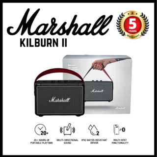 [ของแท้ 100%] ลำโพงไร้สาย Marshall Kilburn II Black &amp; Blass รับประกัน 12 เดือน