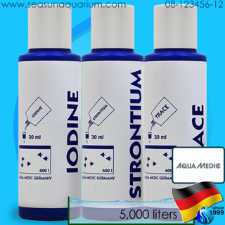 Aqua Medic Reef Life Iodine / Strontium / Trace แร่ธาตุสำหรับปะการัง เร่งเนื้อเยื่อ สี และโต ช่วยให้บานกว่าปกติ