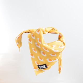 (สั่งพิมพ์ชื่อได้) Eggy Bandana | ผ้าพันคอลายไข่ดาว น้องหมา น้องแมว