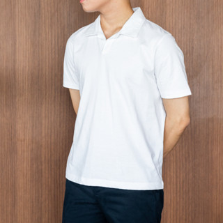 TWENTYSECOND เสื้อโปโลแขนสั้น รุ่น Joel Polo Tee - สีขาว / White